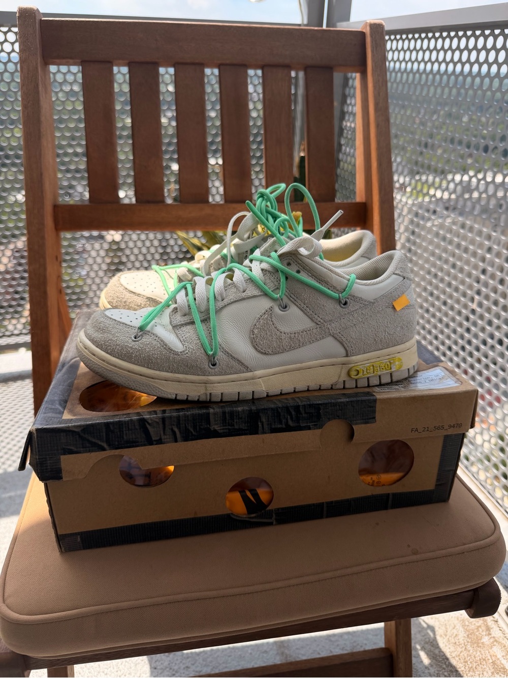 Nike Off-White × Dunk Low 'Lot 14 of 50'